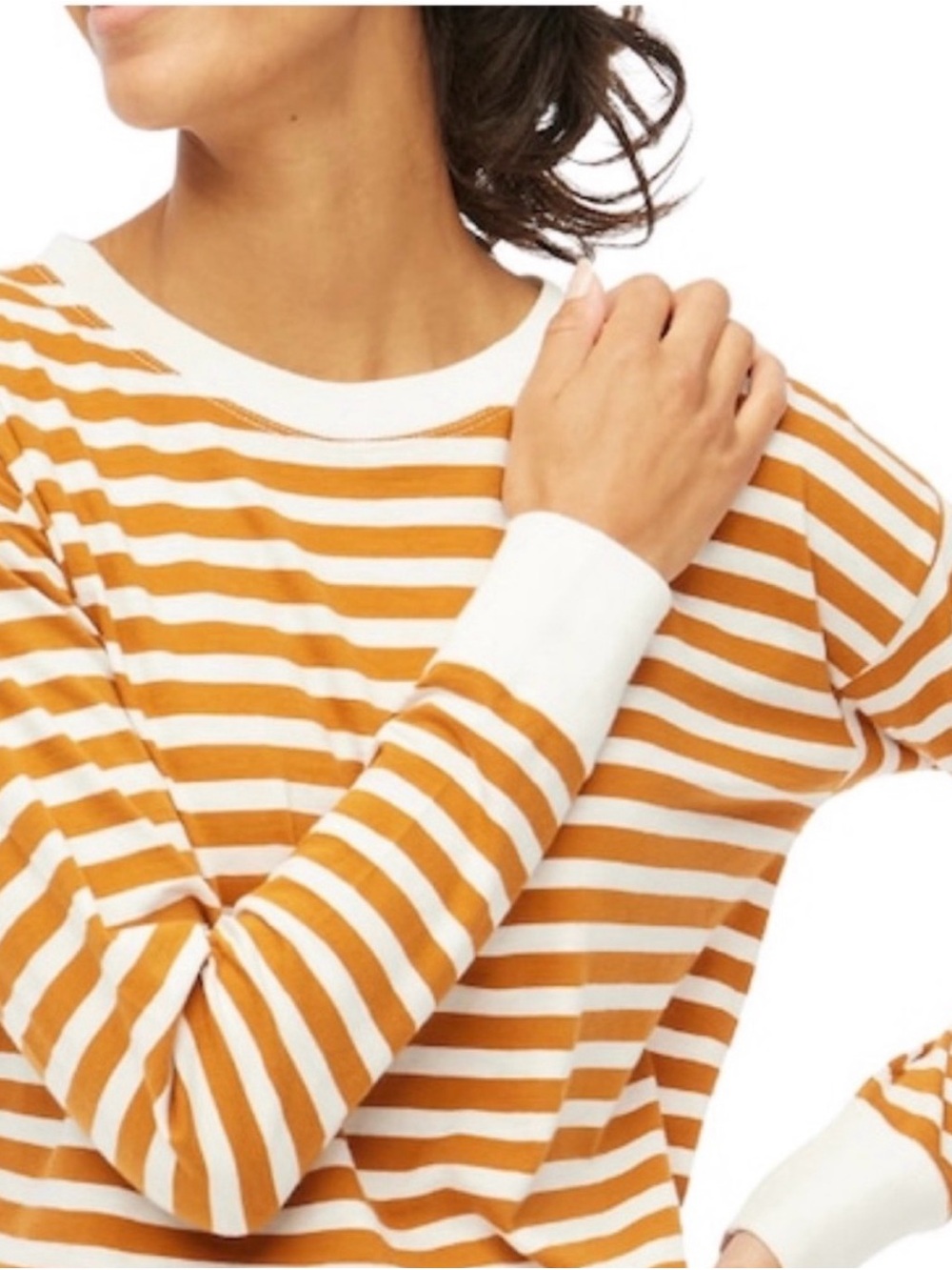 NWT J CREW Long Sleeve Striped Tee XS